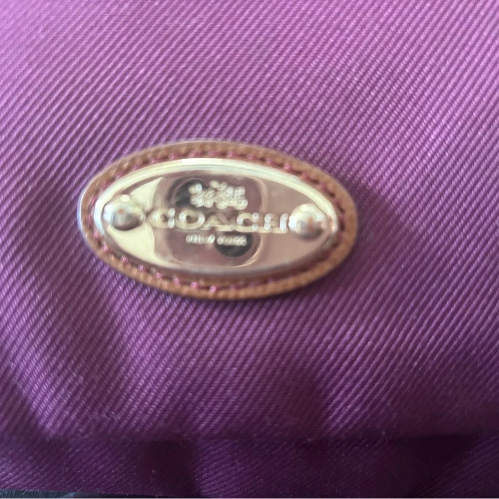 Coach Crossbody Purple Bag - Picture 6 of 16